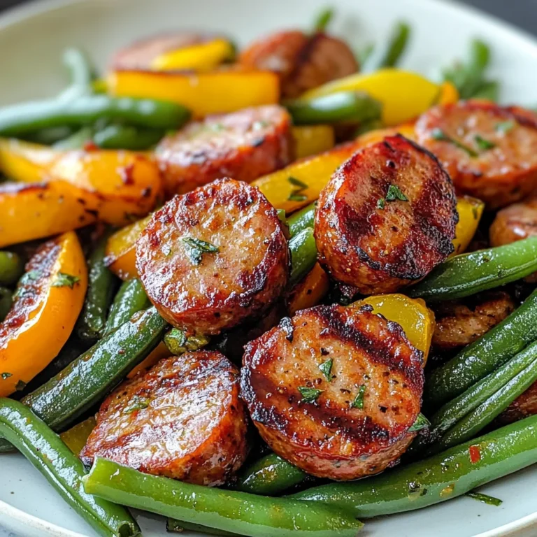 Air Fryer Sausage with Vegetables Recipe