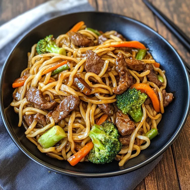 Beef Lo Mein Recipe