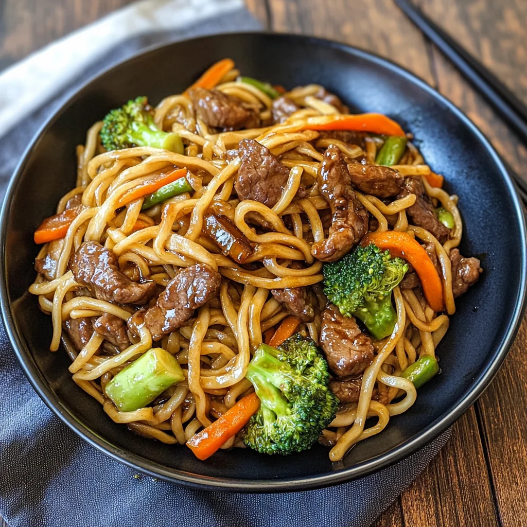 Beef Lo Mein Recipe