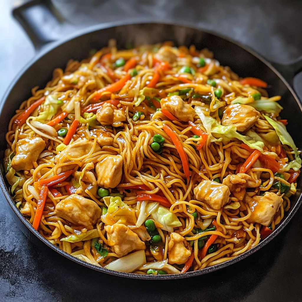 Chicken Chow Mein with the Best Chow Mein Sauce