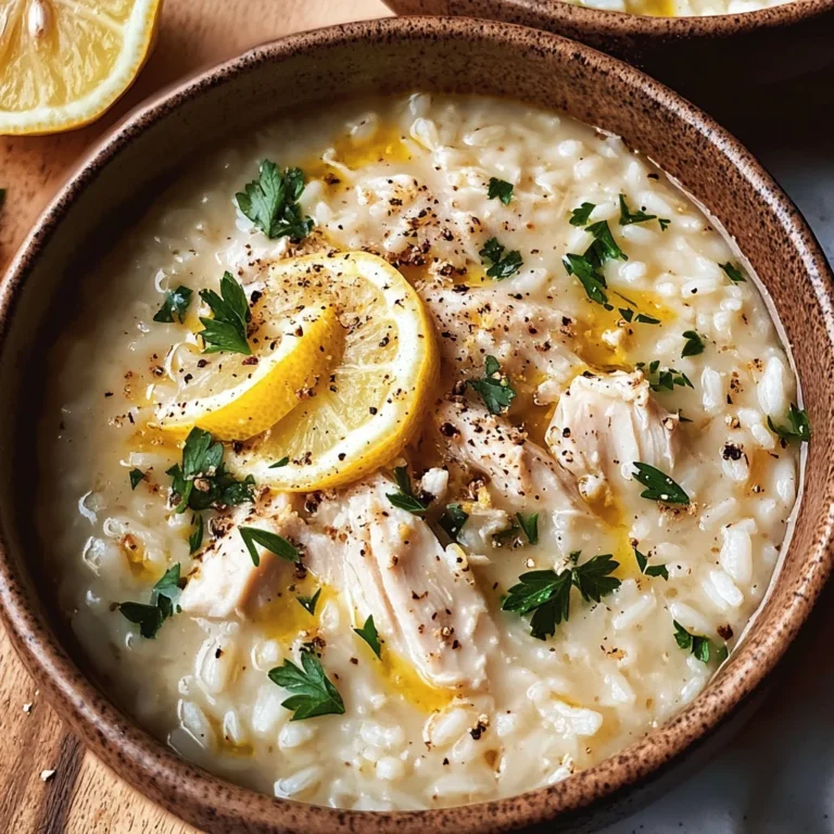 Cozy Lemon Chicken & Rice Soup
