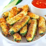 Crispy Breaded Air Fryer Zucchini Sticks