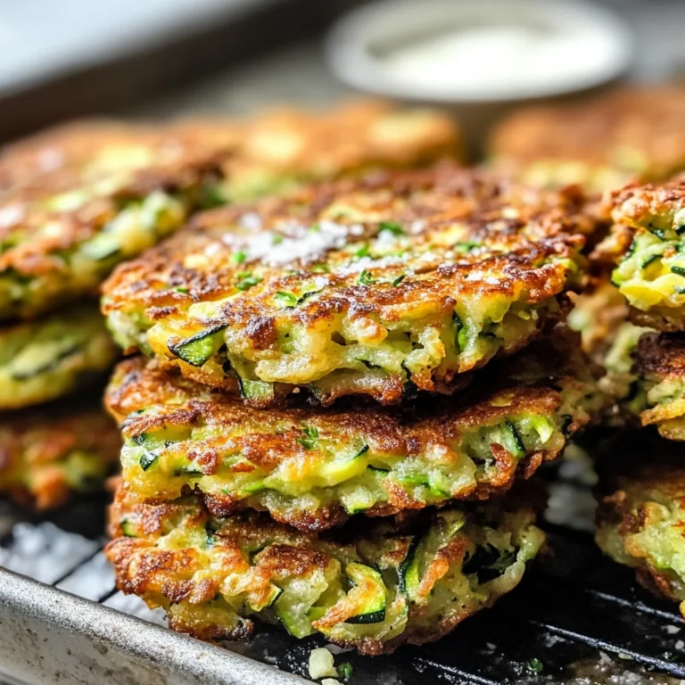 Crispy and Easy Zucchini Fritters Recipe