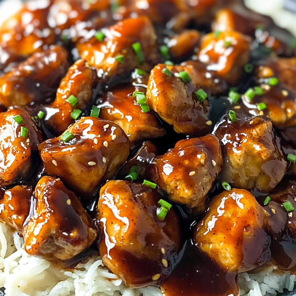 Easy Bourbon Chicken