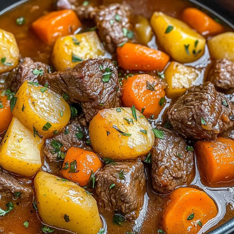 Easy Homemade Beef Stew