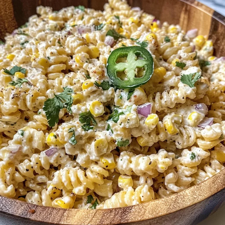 Elote Pasta Salad Recipe (Mexican Street Corn)