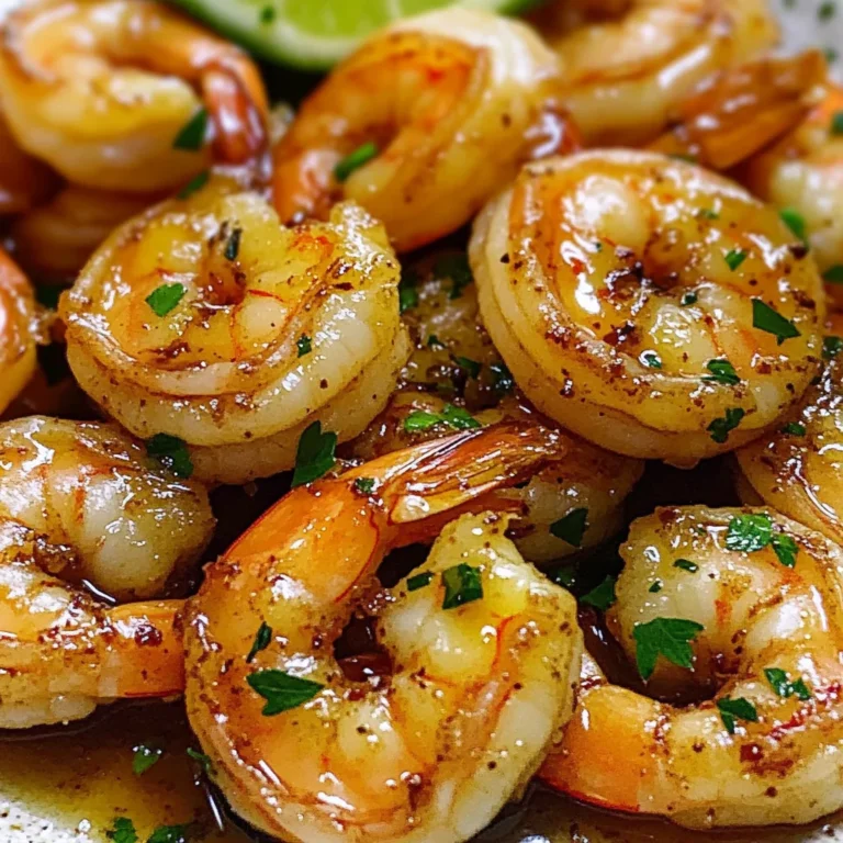 Garlic Honey Lime Shrimp Recipe