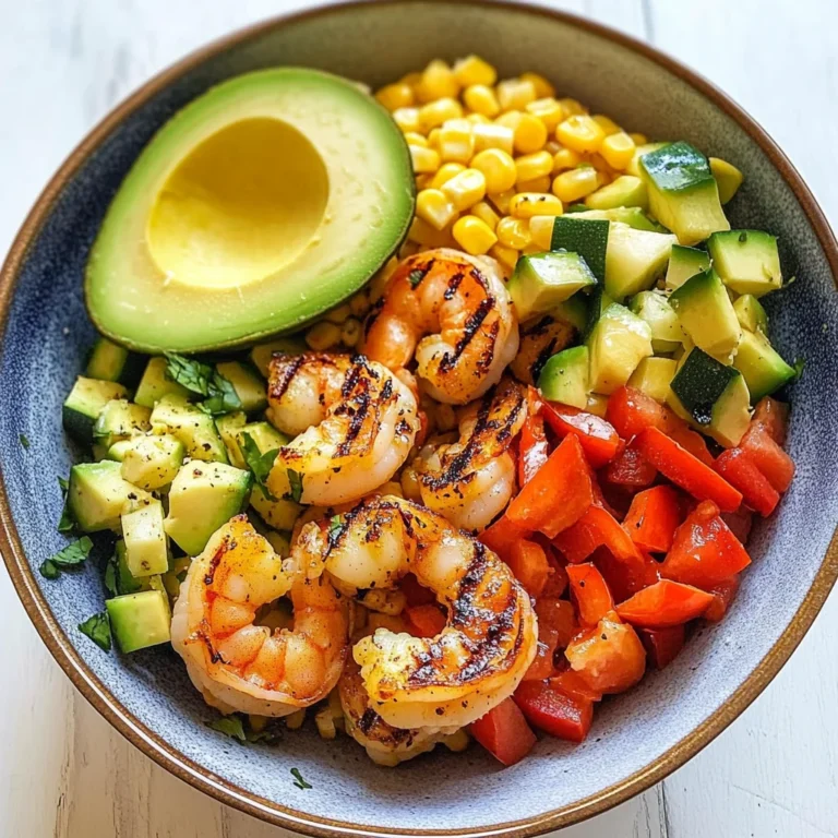 Grilled Shrimp and Vegetable Bowl