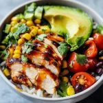 Honey Chipotle Chicken Rice Bowls