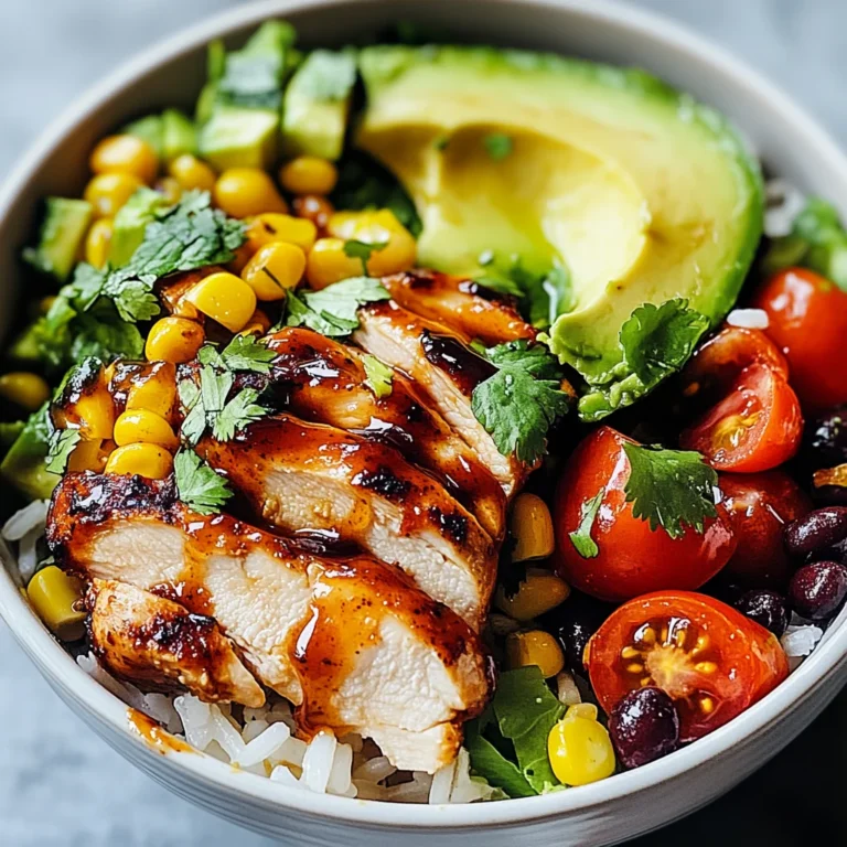 Honey Chipotle Chicken Rice Bowls
