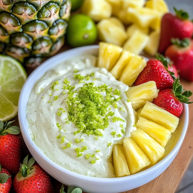Key Lime Pie Fruit Dip