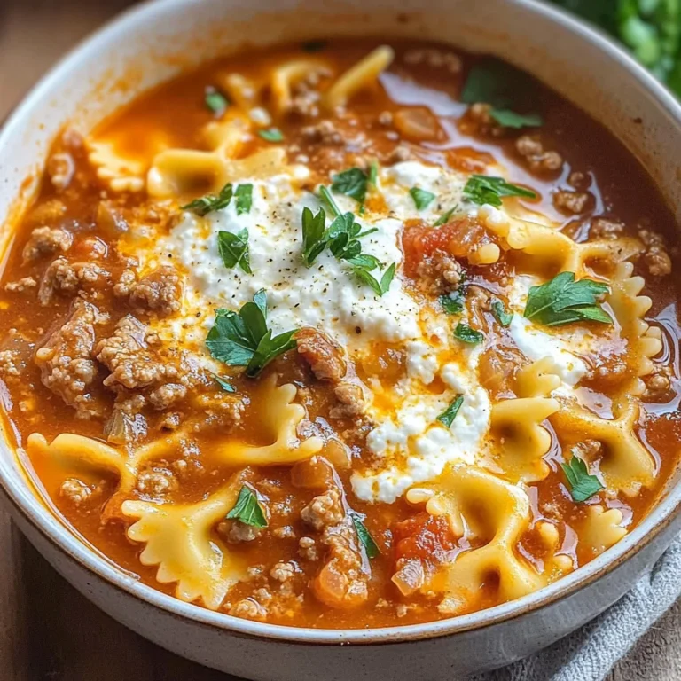 Lasagna Soup