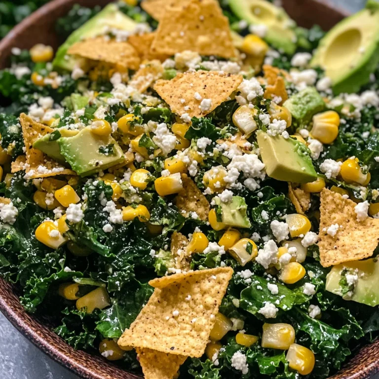 Mexican Street Corn Kale Salad