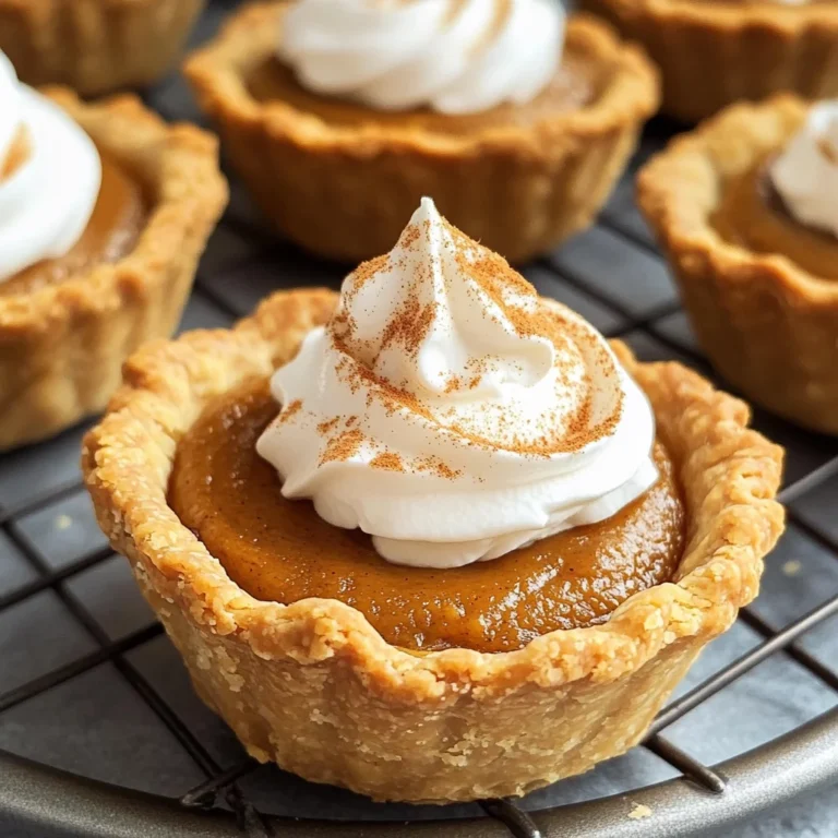 Mini Pumpkin Pies