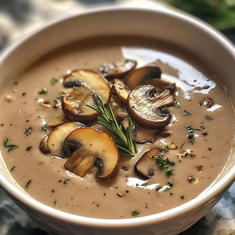 Mushroom Soup Recipe