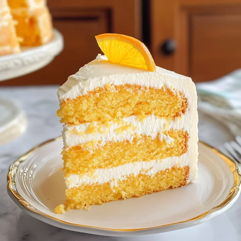 Orange Creamsicle Cake