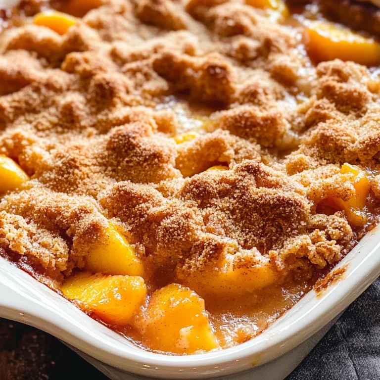 Peach Cobbler Recipe