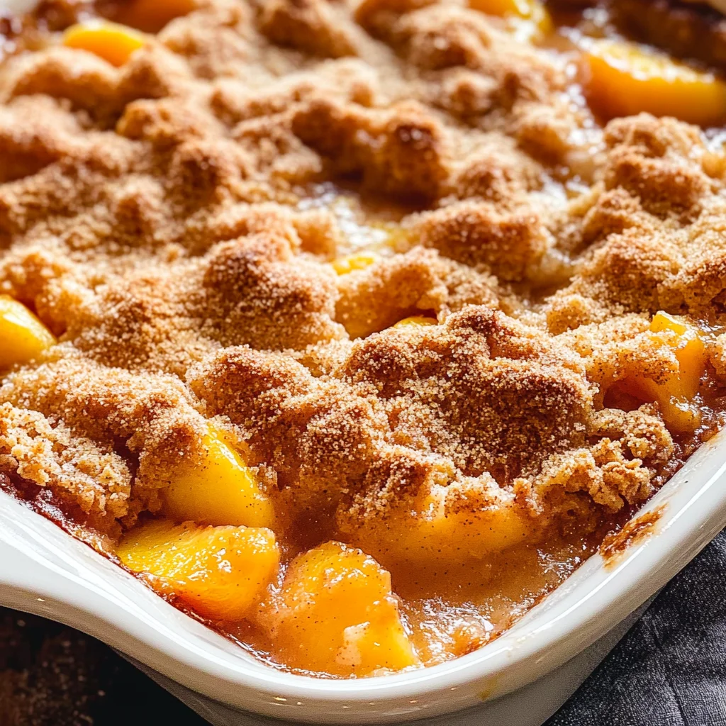 Peach Cobbler Recipe