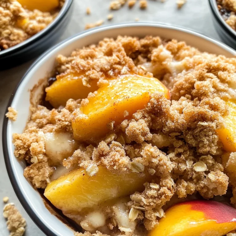 Peach Crisp