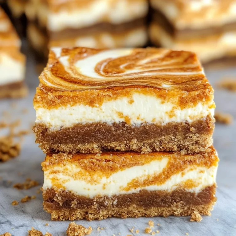 Pumpkin Cheesecake Bars