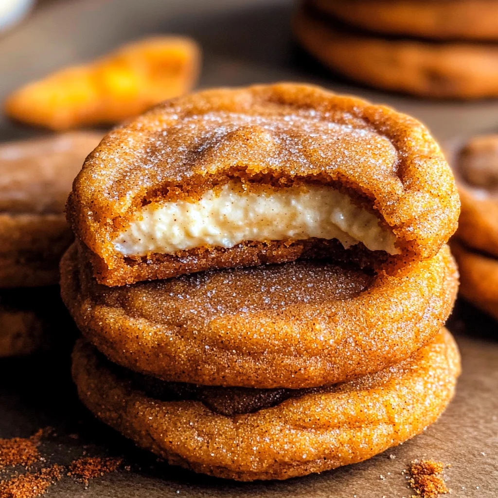 Pumpkin Cheesecake Cookies