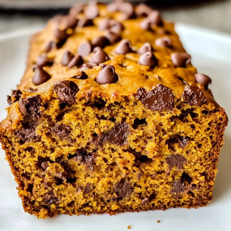 Pumpkin Chocolate Chip Bread