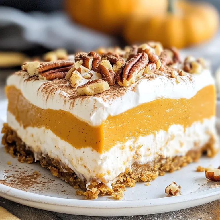 Pumpkin Delight Dessert