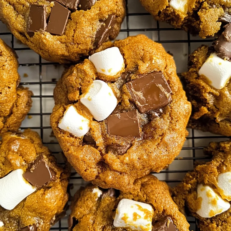 Pumpkin S'mores Cookies