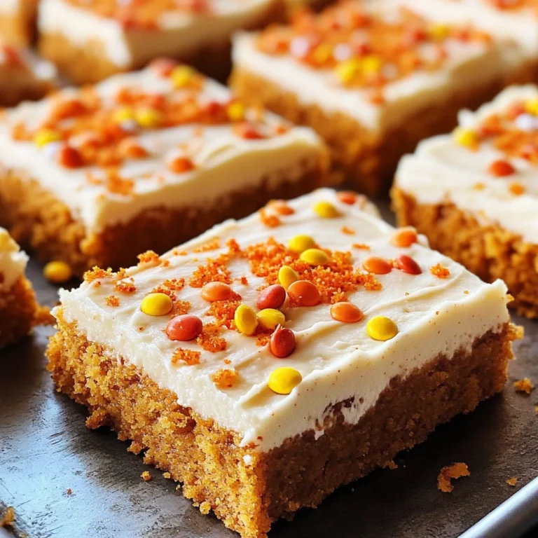 Sheet Pan Libby's Pumpkin Bars
