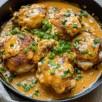 Skillet Bang Bang Chicken Thighs
