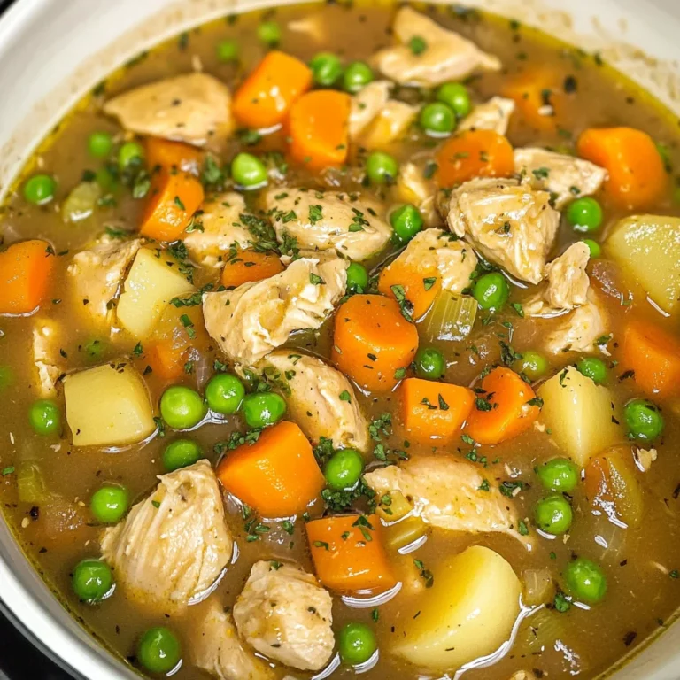 Slow Cooker Chicken Stew Recipe