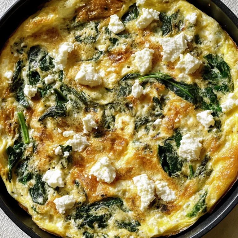 Spinach & Feta Breakfast Frittata