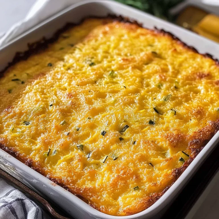 Summer Squash Cornbread Casserole