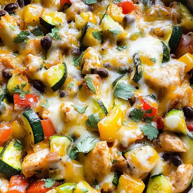Tex Mex Chicken and Zucchini Recipe