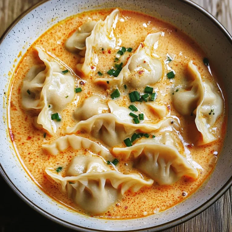 Thai Coconut Curry Dumpling Soup