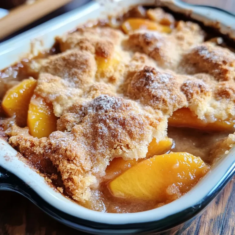 The Best Southern Peach Cobbler Recipe