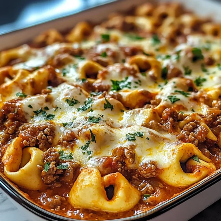 Beefy Tortellini Bake