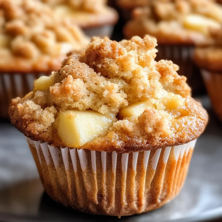 Apple Crumble Muffins