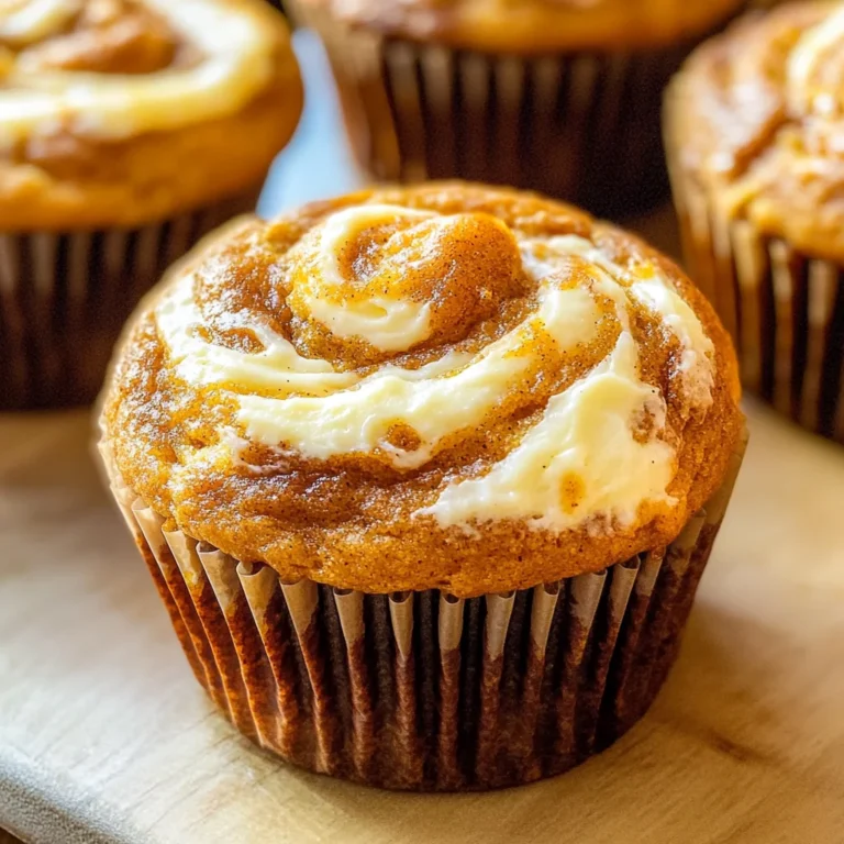 Best Swirled Pumpkin Cream Cheese Muffins
