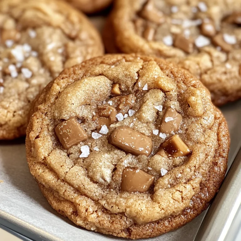 Brown Butter Coffee Toffee Cookies