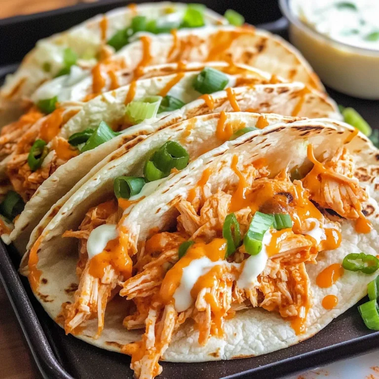 Buffalo Chicken Tacos Recipe