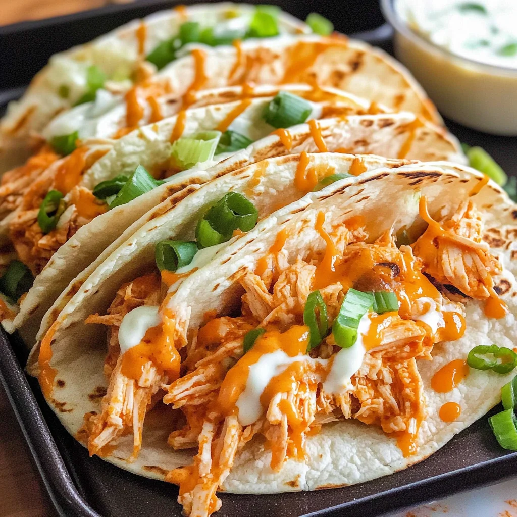 Buffalo Chicken Tacos Recipe