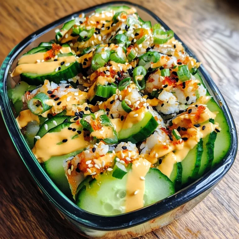 California Roll Cucumber Salad
