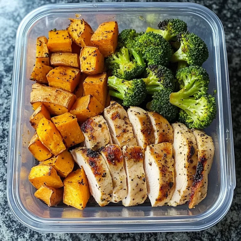 Chicken, Sweet Potato & Broccoli Meal Prep Bowls