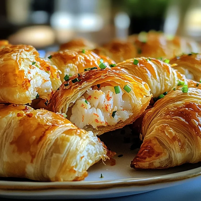 Crab Crescent Bites