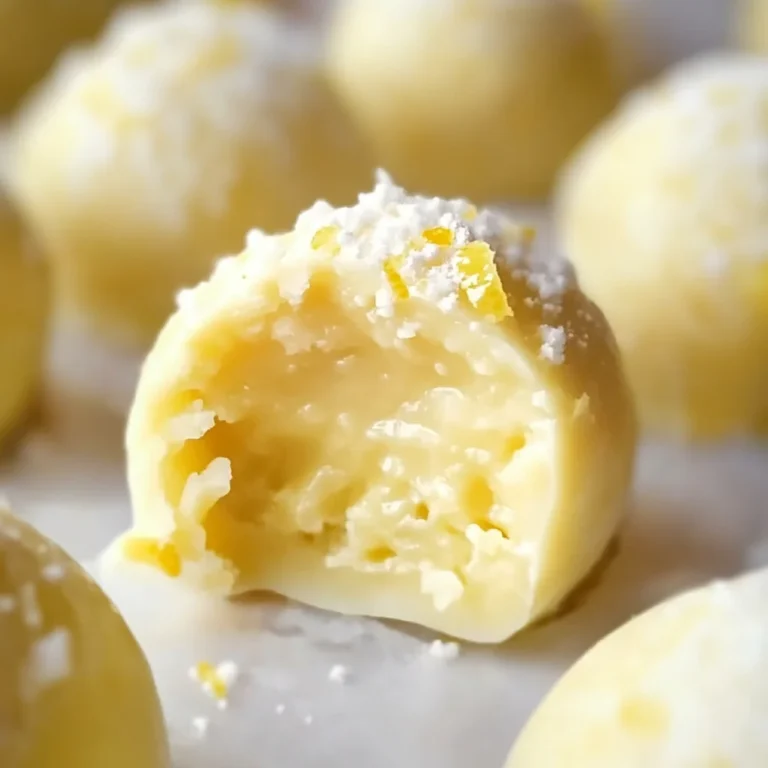 Creamy Lemon Truffles Recipe