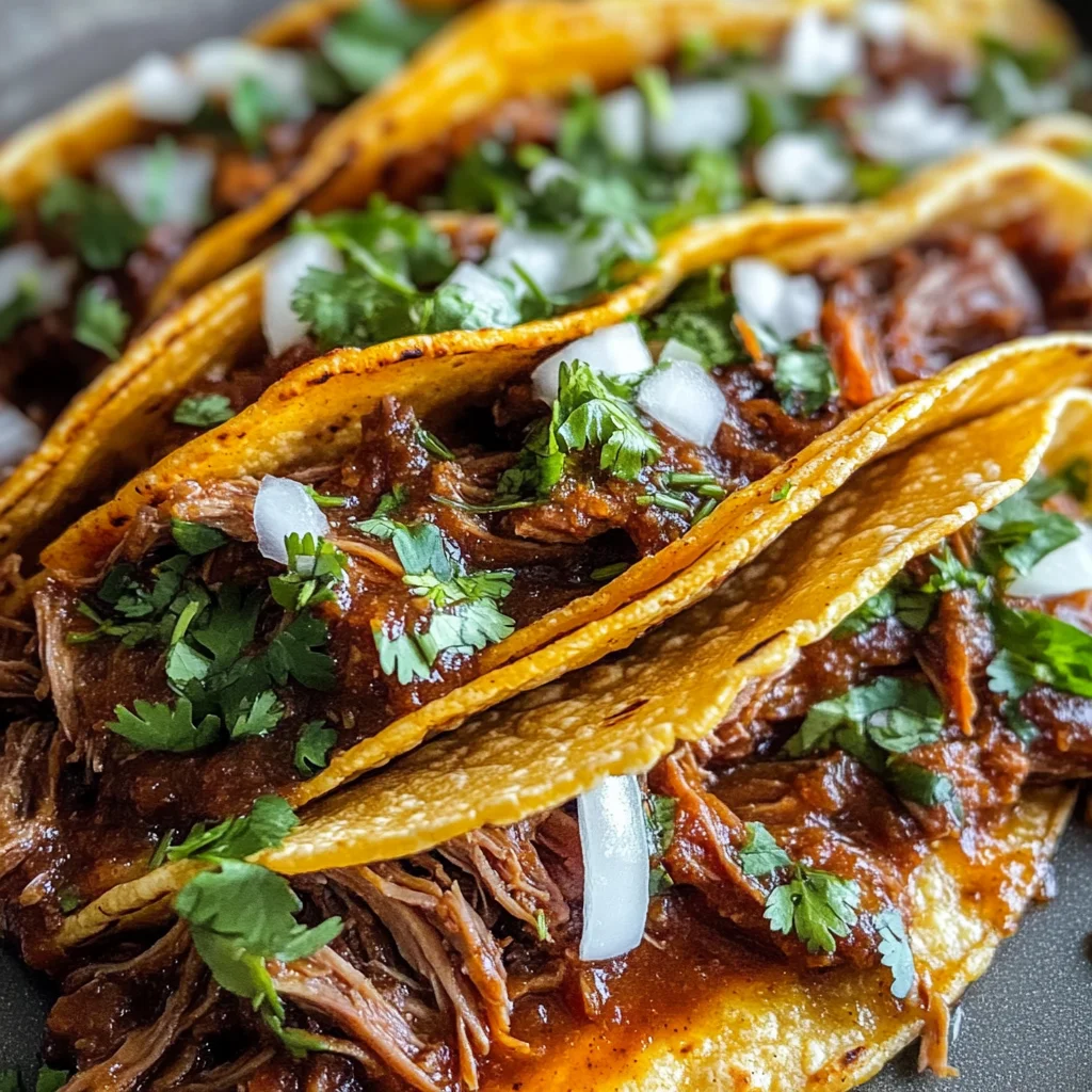 Crock Pot Birria Tacos