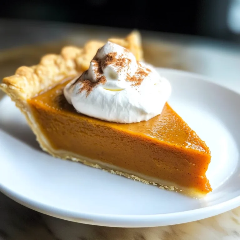 Easy Pumpkin Pie