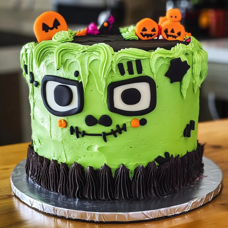 Frankenstein Cake