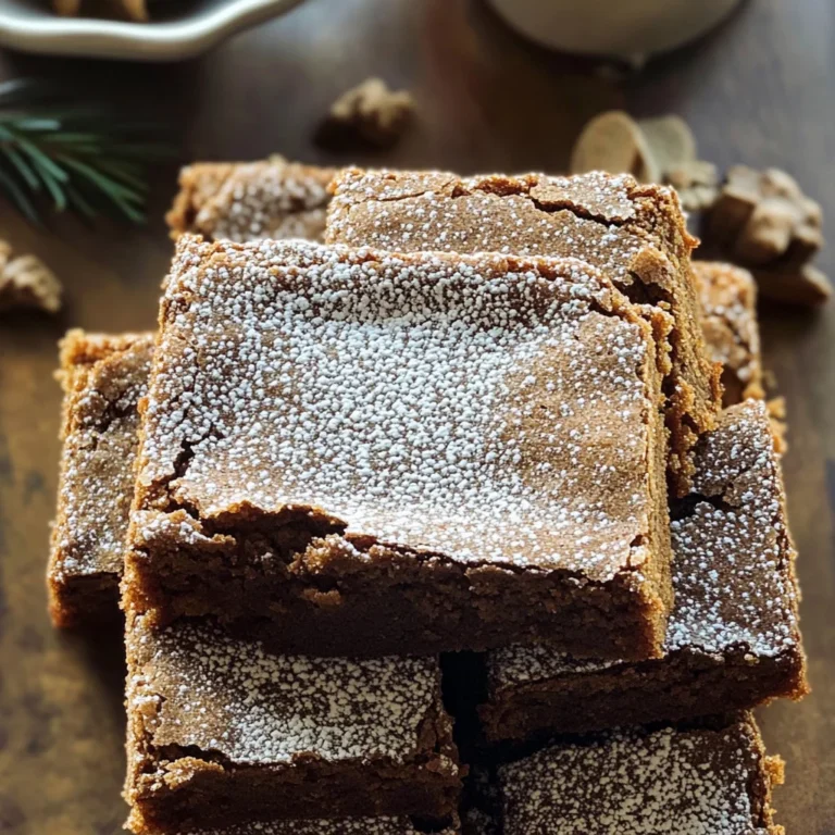 Gingerbread Brownies